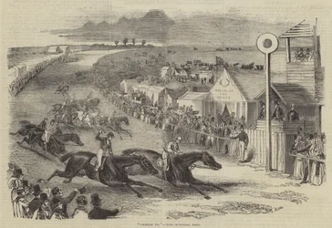 "Coming In," the Winning Post