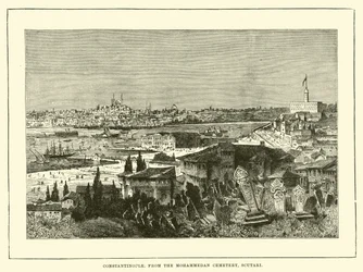 Constantinople from the Mohammedan Cemetery, Scutari