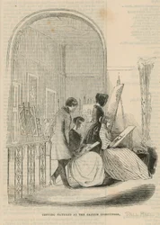 Copying pictures at the British Institution