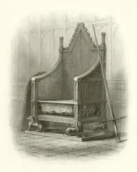 Coronation Chair in Westminster Abbey