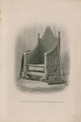 Coronation Chair in Westminster Abbey