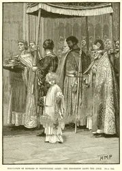 Coronation of Richard in Westminster Abbey: The Procession Along the Aisle