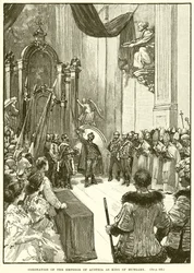 Coronation of the Emperor of Austria as King of Hungary