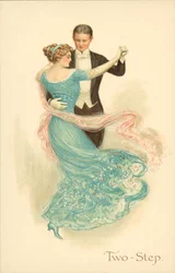 Couple dancing the Two-Step
