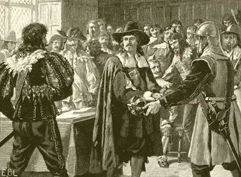 Cromwell dissolving the Long Parliament