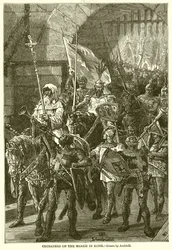 Crusaders on the March in Rome