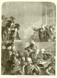 Danton Defending Himself Before the Tribunal