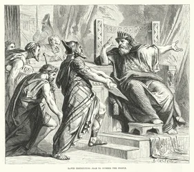 David Instructing Joab to Number the People (engraving)