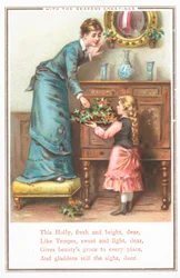 Decorating the home with holly