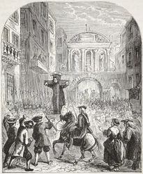 Defoe in the Pillory at Temple Bar