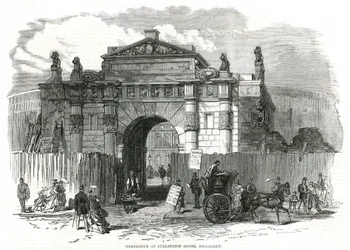 Demolition of Burlington House, Piccadilly