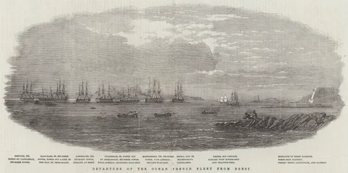 Departure of the Ocean French Fleet from Brest