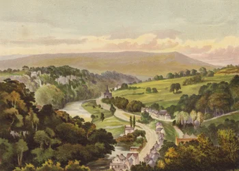 Derbyshire, Matlock, from the Heights of Abraham