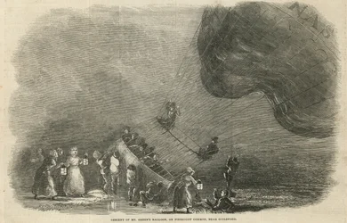 Descent of Mr Greens balloon