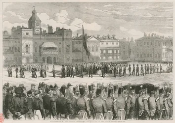 Distribution of the Crimean Medals by Her Majesty at the Horse Guards
