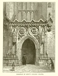 Doorway of Kings College Chapel