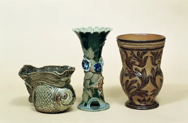 Doulton Vases, 1880s