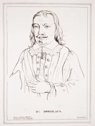 Dr Dorislaus, from a drawing in India ink in the collection of St John St Aubyn Bar, imp. by Ducarme