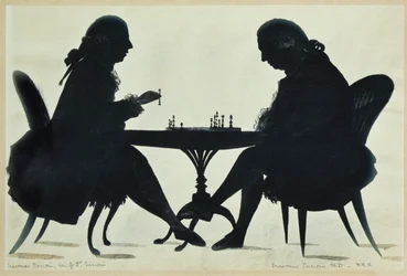 Dr. E. Darwin Playing Chess with His Son, c.1780