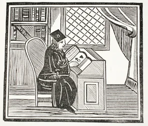 Dr. John Faustus, illustration from Chap-books of the Eighteenth Century by John Ashton, pub. 1882