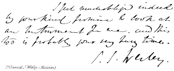 Dr Samuel J Wesley
