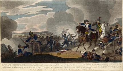 England Triumphant. Napoleon Attempting to Rally the Imperial Guard at the Battle of Waterloo