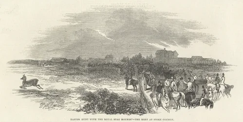 Easter Hunt with the Royal Stag Hounds: The Meet at Stoke Common (from 