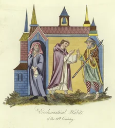 Ecclesiastical habits of the 12th Century