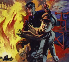 Edison sold newspapers on trains; one day he accidentally set a carriage on fire