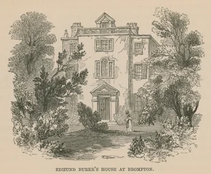 Edmund Burkes House in Brompton, London