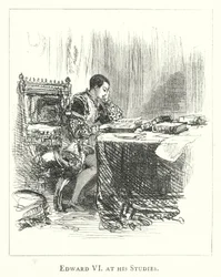Edward VI at his Studies