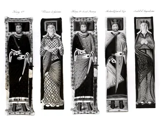 Effigies of Henry II, Eleanor of Aquitaine, Richard Coeur de Lion, and Isabel d
