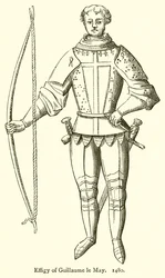 Effigy of Guillaume le May. 1480
