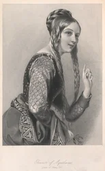Eleanor of Aquitaine, illustration from 