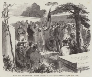 Eloge over the Grave of a French Refugee, St John