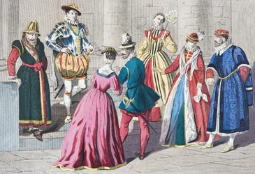 English fashions of the 16th century, from 
