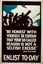 Enlist Today Recruitment Poster