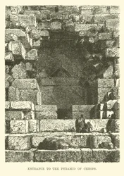 Entrance to the Pyramid of Cheops
