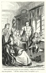 Episode in the life of the young Benjamin Franklin