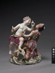 Europe and America, Manufactured by Chelsea Porcelain Factory, c.1760