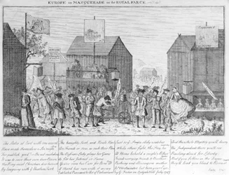 Europe in Masquerade, or the Royal Farce, by G. Foster, 1747