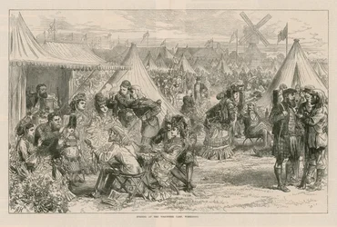 Evening at the Volunteer Camp