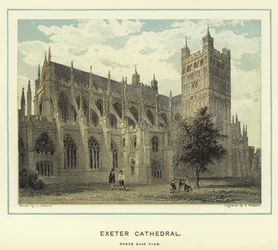 Exeter Cathedral, North East View