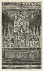 Exeter Cathedral, the reredos