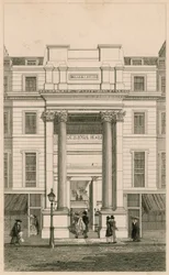 Exeter Hall, Strand, London; from Gentleman
