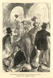 Extraordinary scene on the Manchester Exchange