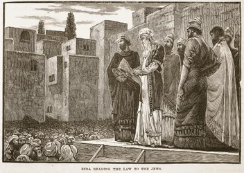 Ezra Reading the Law to the Jews