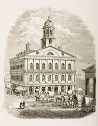 Faneuil Hall, Boston, c.1870, from 