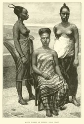 Fanti women of Elmina, Gold Coast