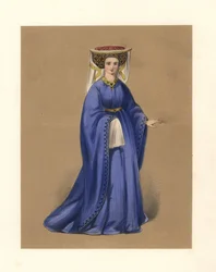 Fashion During the Reigns of King Henry IV and V, Illustration from 